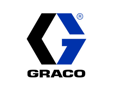 Graco logo: Black and blue geometric G shape with the brand name below.