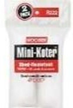 Package of two paint roller covers labeled 