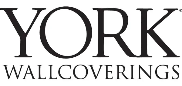 York Wallcoverings logo. Black text on white background.