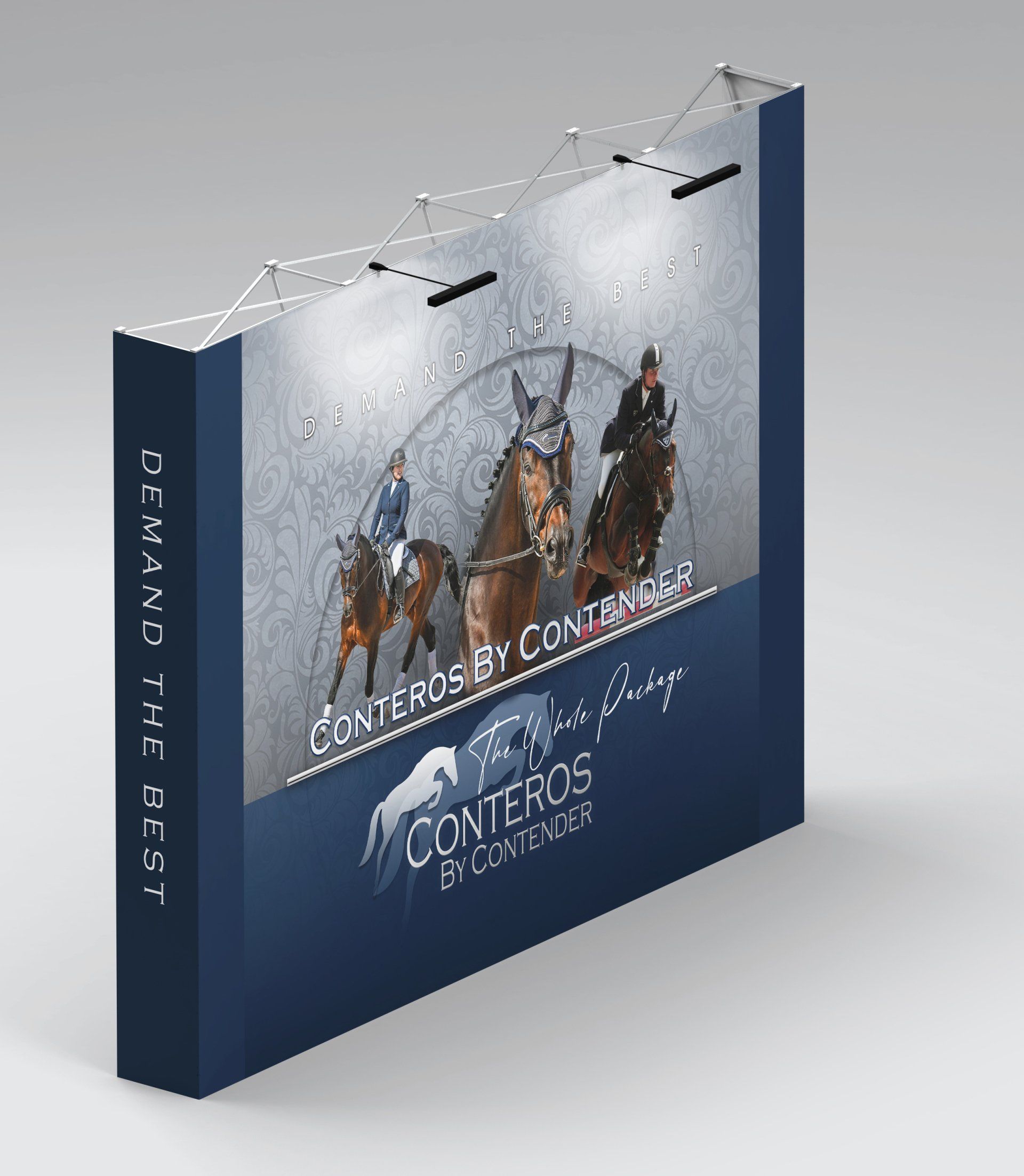 Pop Up Fabric Display for Equine Horse show