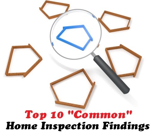 top 10 common home inspection findings