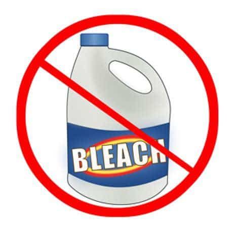 bleach is ineffective against mold growth on porous materials