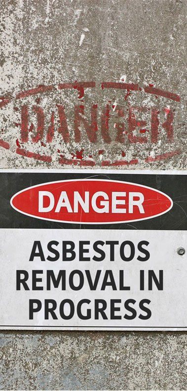 Danger asbestos sign — Acrylic & Polycarbonate Signage in Dubbo, NSW