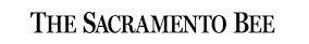 A black and white logo for the sacramento bee