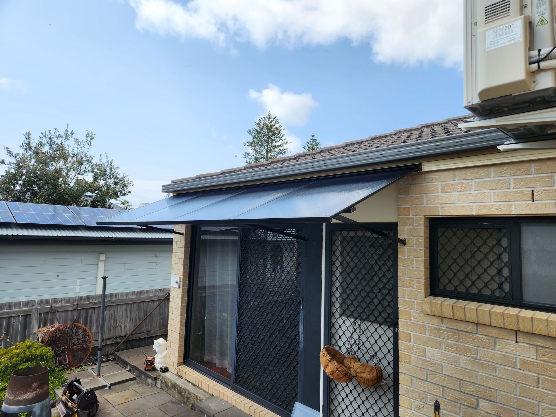 Security Screen Across The House