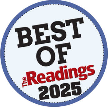 A Icon sticker that says best of the readings 2025