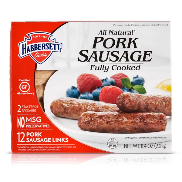 All Natural Pork Sausage Links — Bridgeville, DE — Habbersett