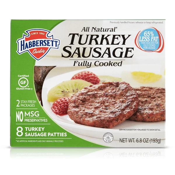 All Natural Turkey Sausage Patties — Bridgeville, DE — Habbersett