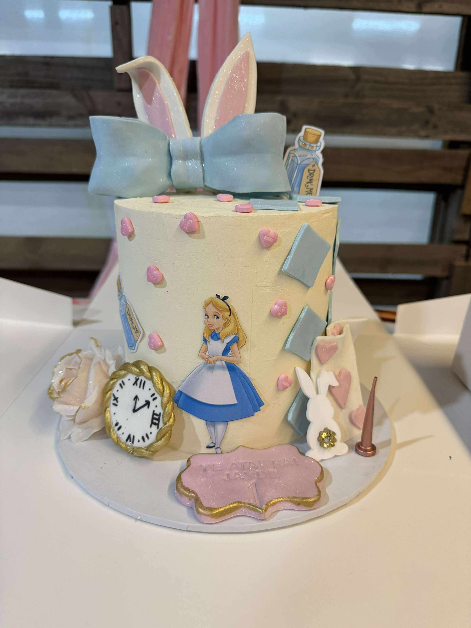 Alice in Wonderland-themed Cake — Rustique on the Coast In Ourimbah, NSW