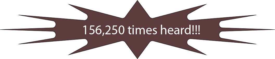 156,250 times heard!!!