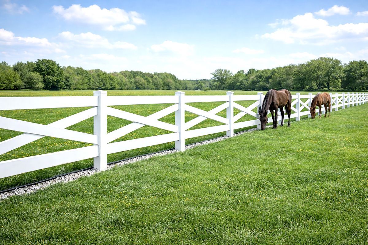 A wooden fence is shown on a white background
