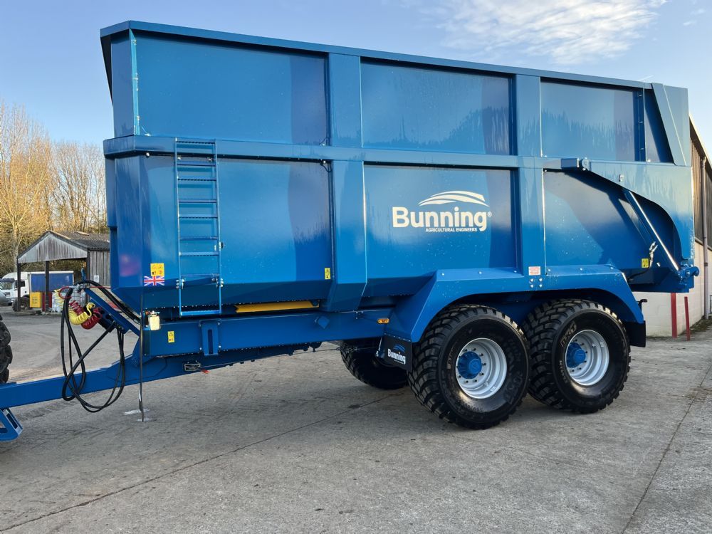 Bunning 14tonne Grain & Silage Trailer