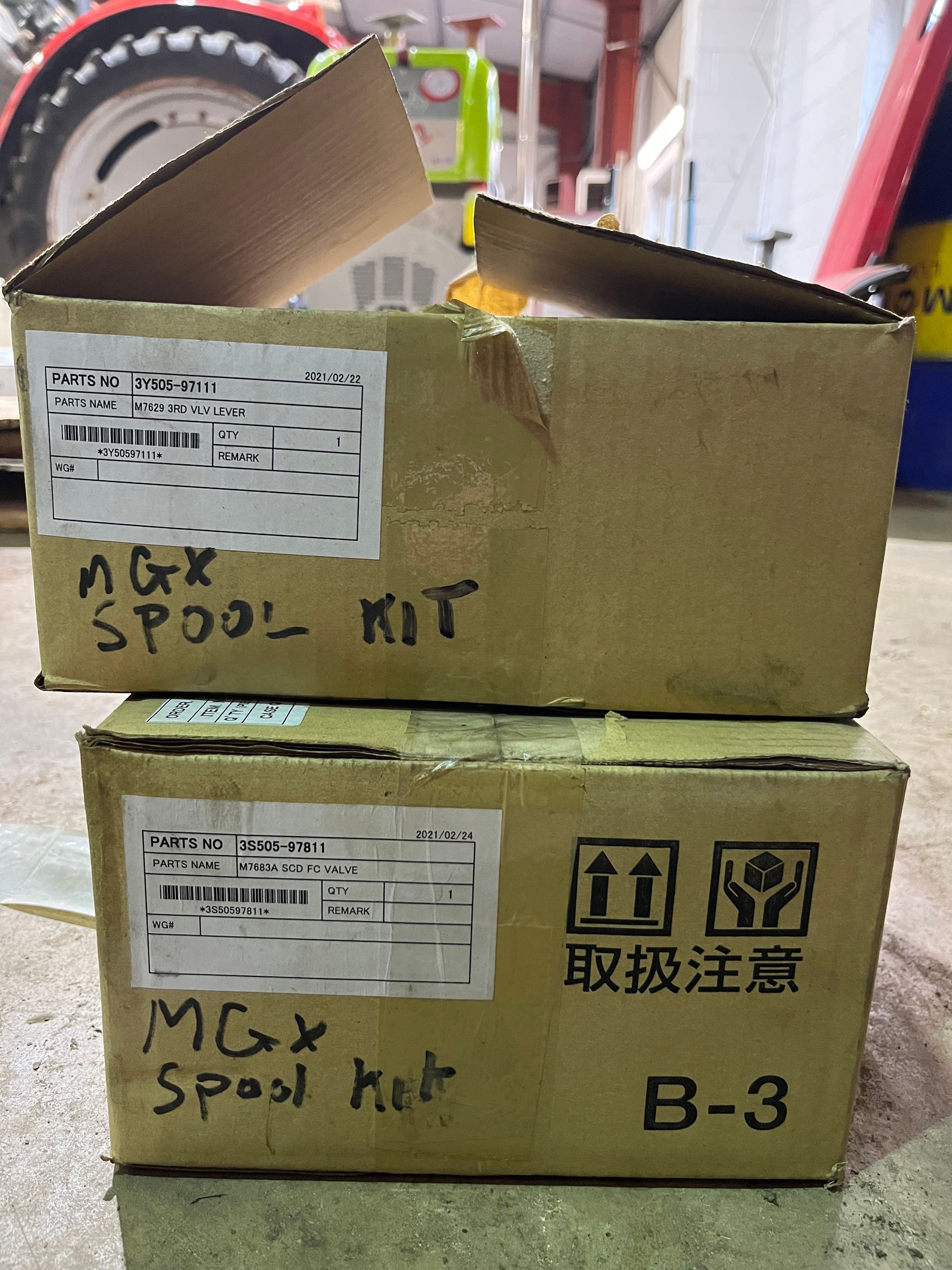 Kubota MGX/M6U Spool Valve Kit