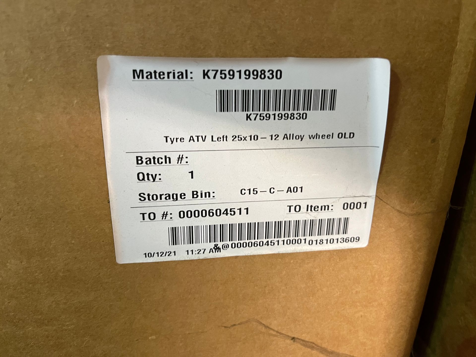 Kubota RTV-X1110 Alloy Wheels