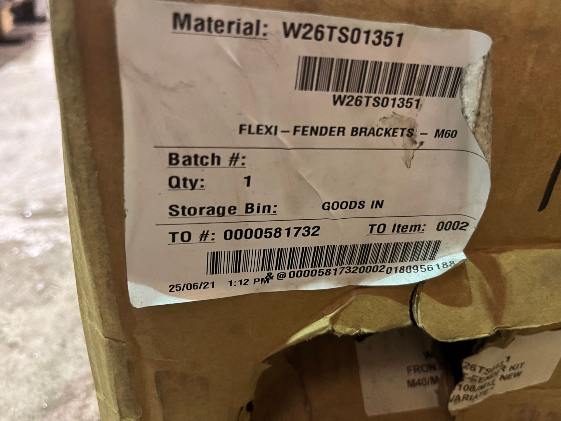 Kubota M5 Front Mudguards