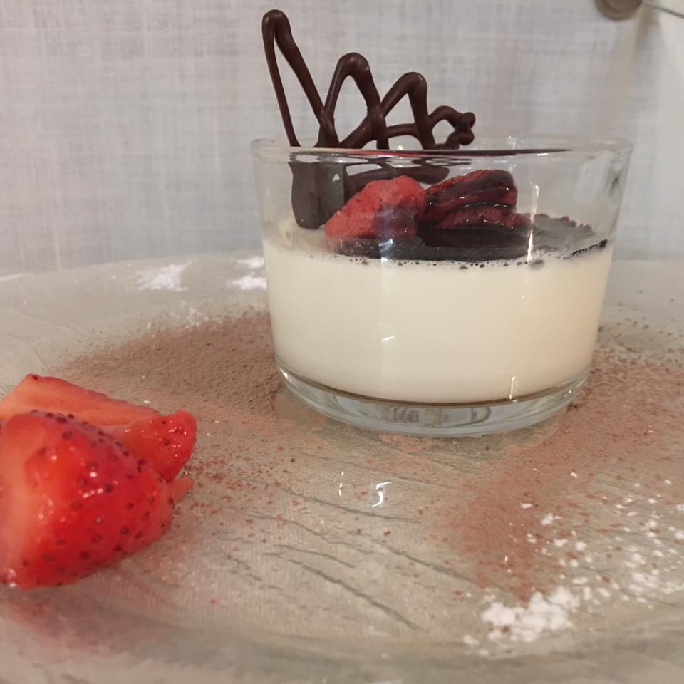 panna cotta di ristorante di pesce a Treviso e provincia