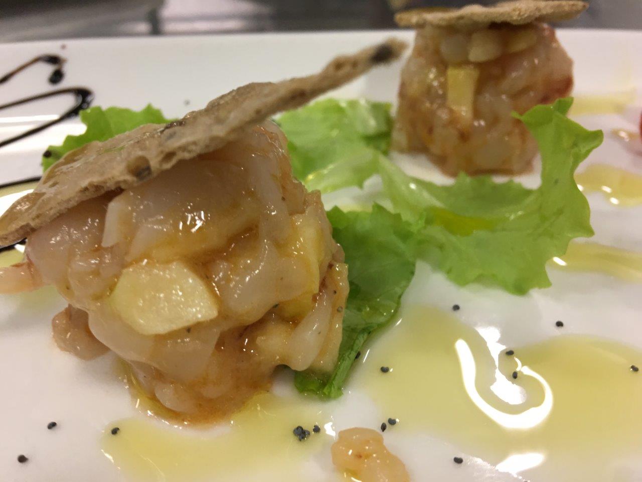 crudità di mare di un ristorante di pesce a Treviso e provincia