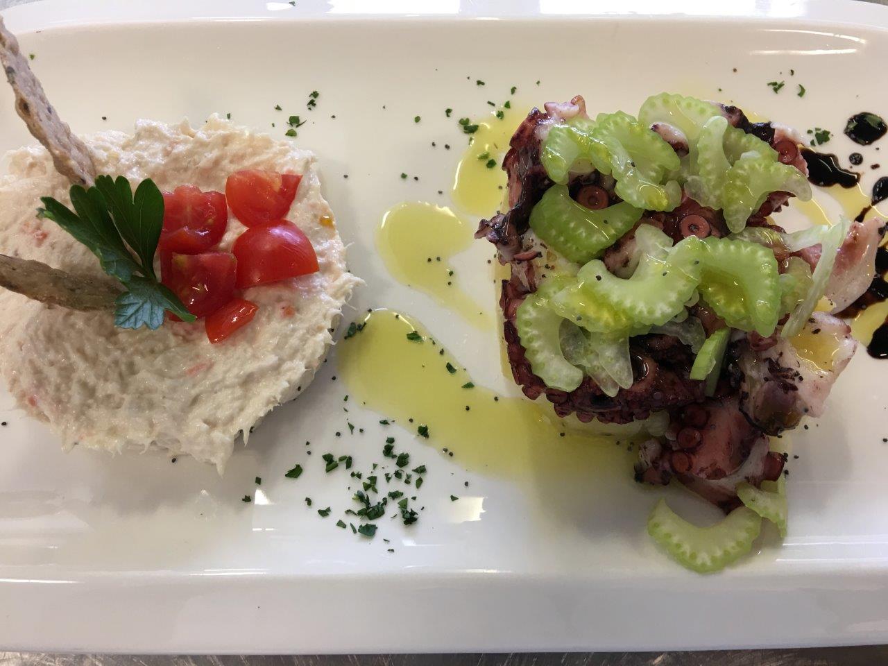 antipasto di mare di ristorante di pesce a Treviso e provincia