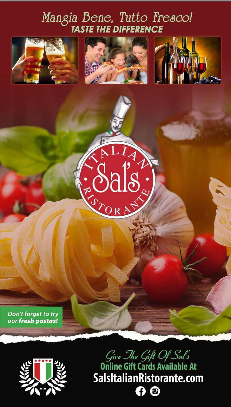 Sals Italian Menu