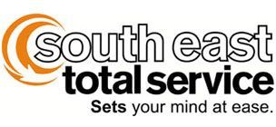 The logo for south east total service sets your mind at ease.
