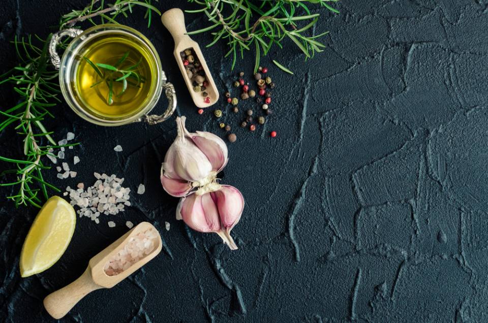 Garlic and Rosemary Oil