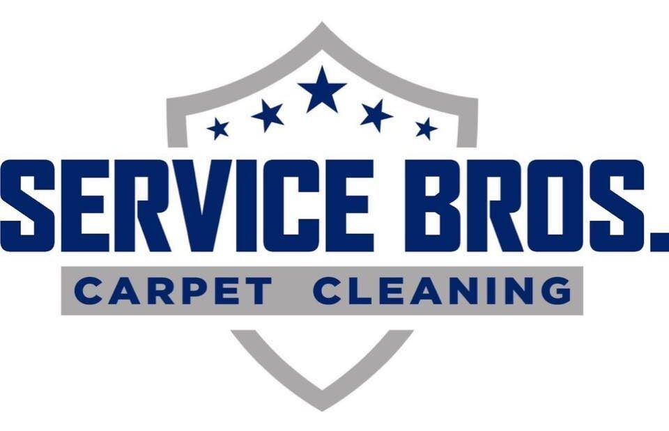 Hexagon logo with mountains, trees, and campfire in orange and blue. Company name is white.