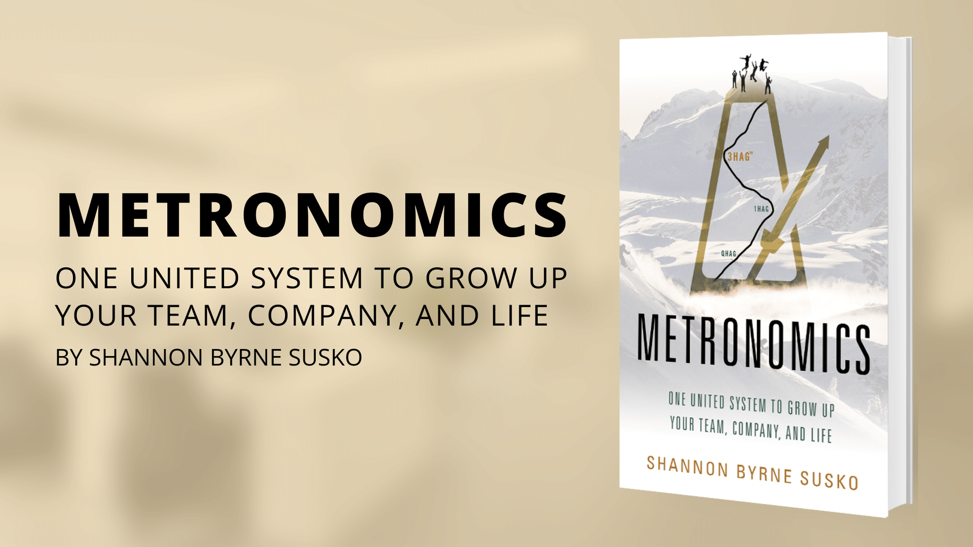 A book titled metronomics one united system to grow up your team company and life