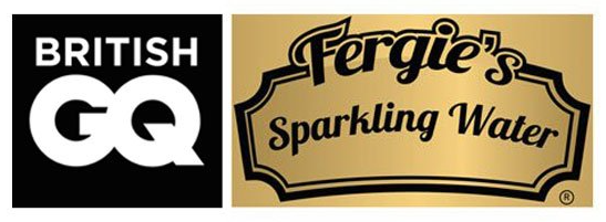 brithis gq and fergie sparkling water