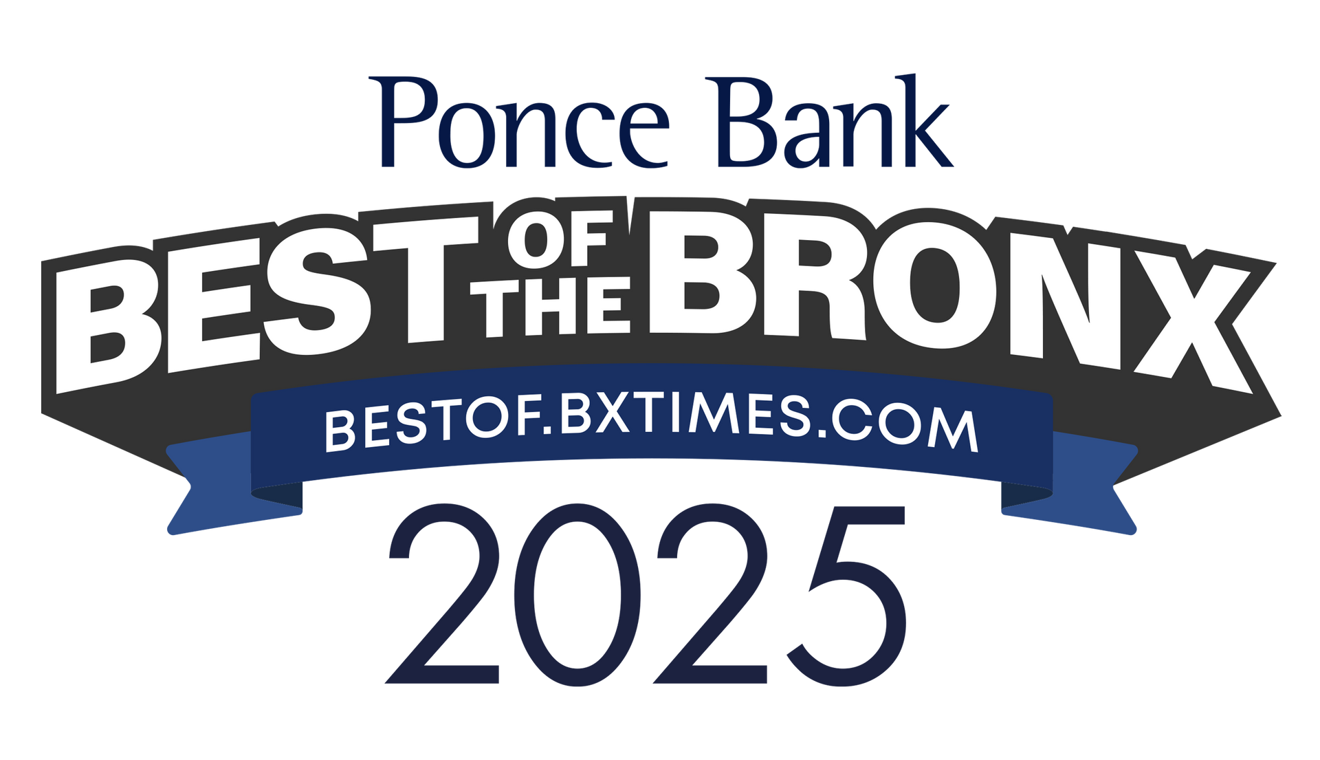 Ponce Bank Best of the Bronx | Best Pest Control Award badge 2025 | Best Exterminator Badge 2025
