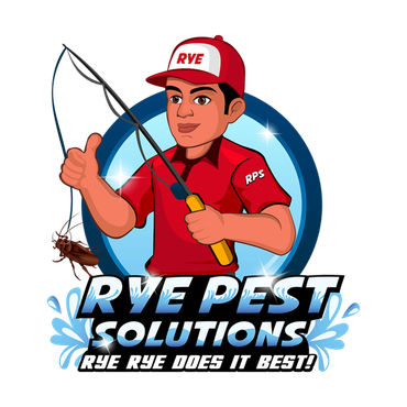 A logo for rye pest solutions 
