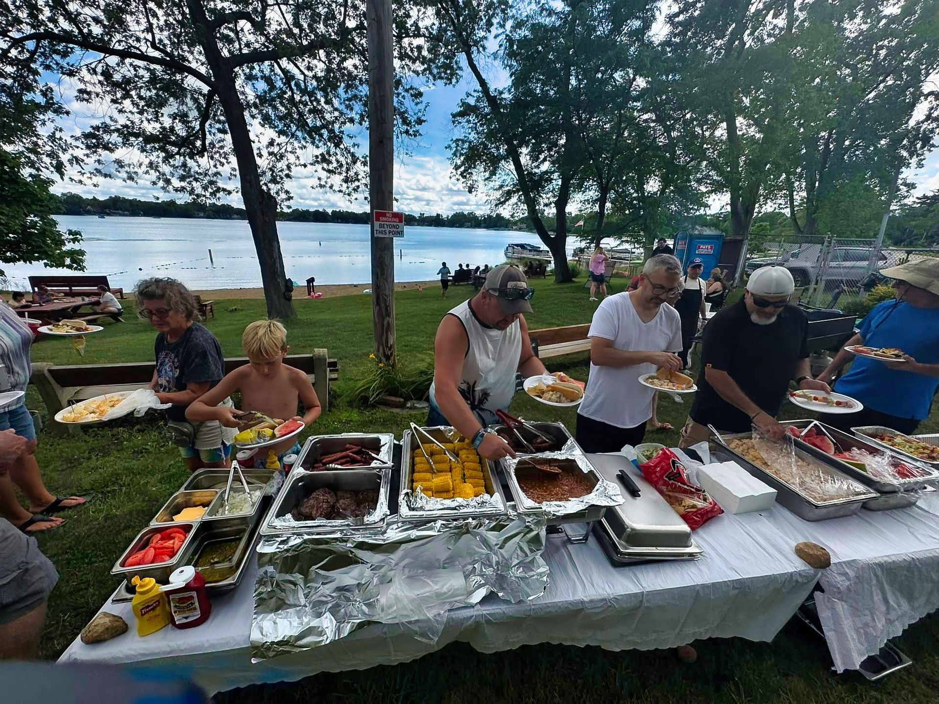 Dockers North catering spread