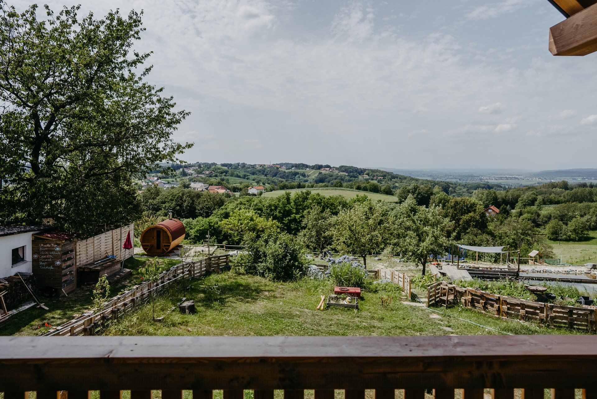 Außblick von der Terrasse