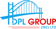 Blue bridge logo with &ldquo;BPL GROUP (NE) LTD&rdquo; in red and blue text