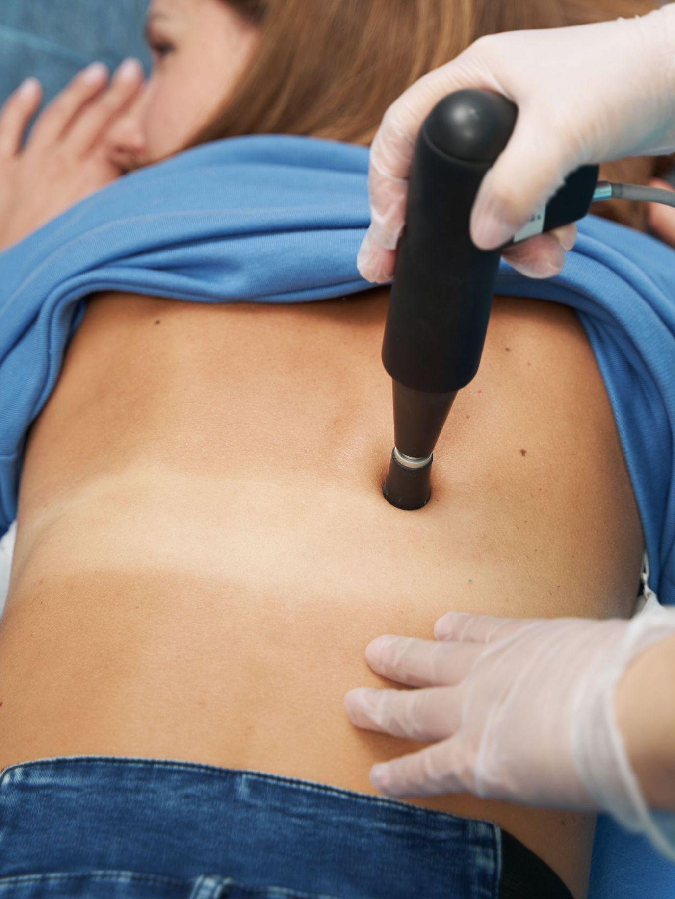 shockwave therapy on back