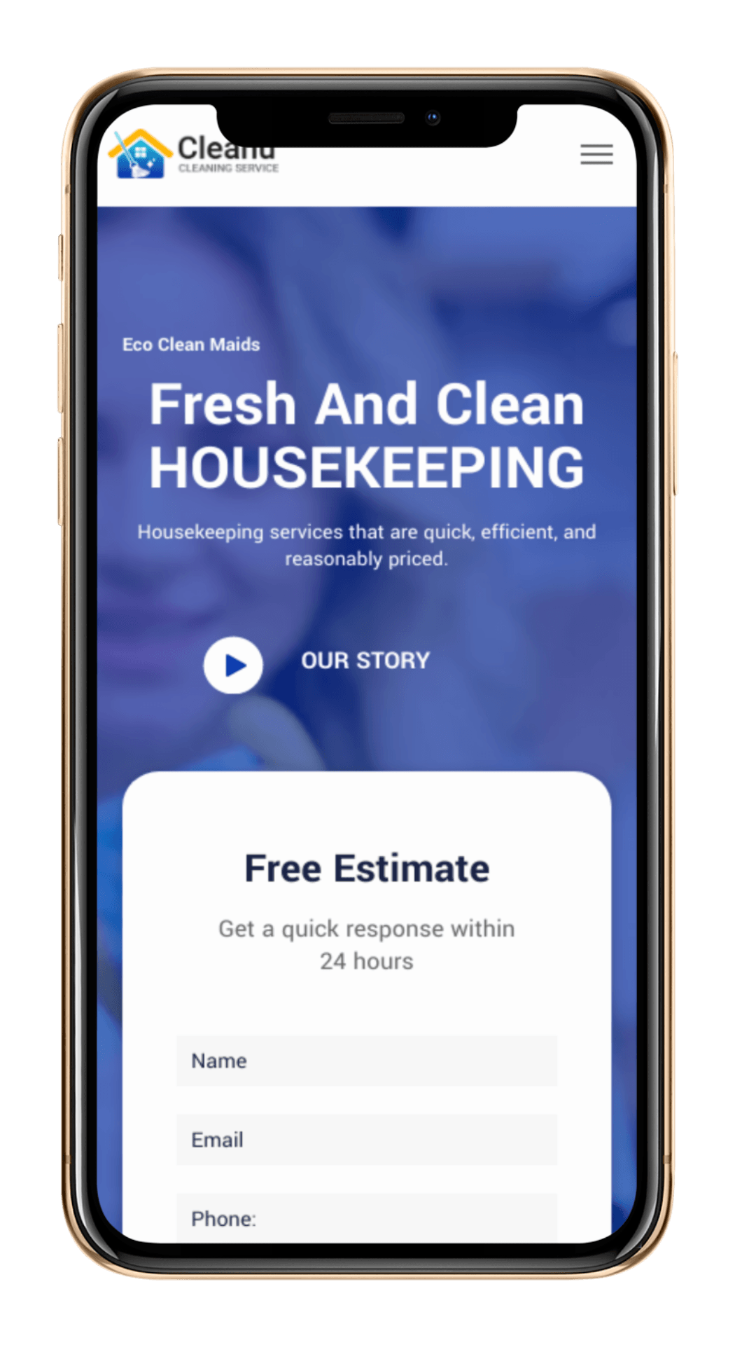 car detailing website design 2