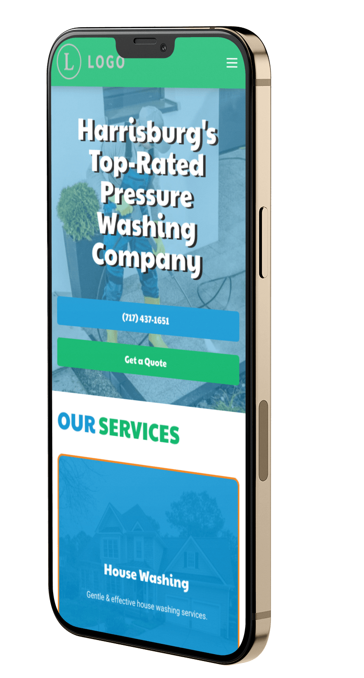 Pressure Washing Website Builder