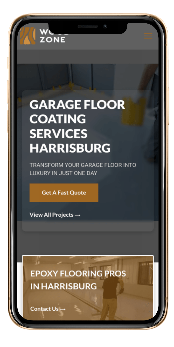 Epoxy flooring website template