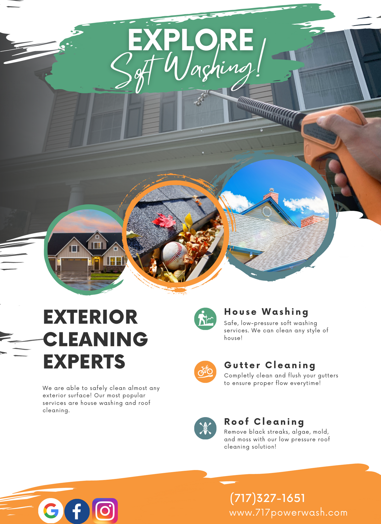 Free Pressure Wash Flyer Design