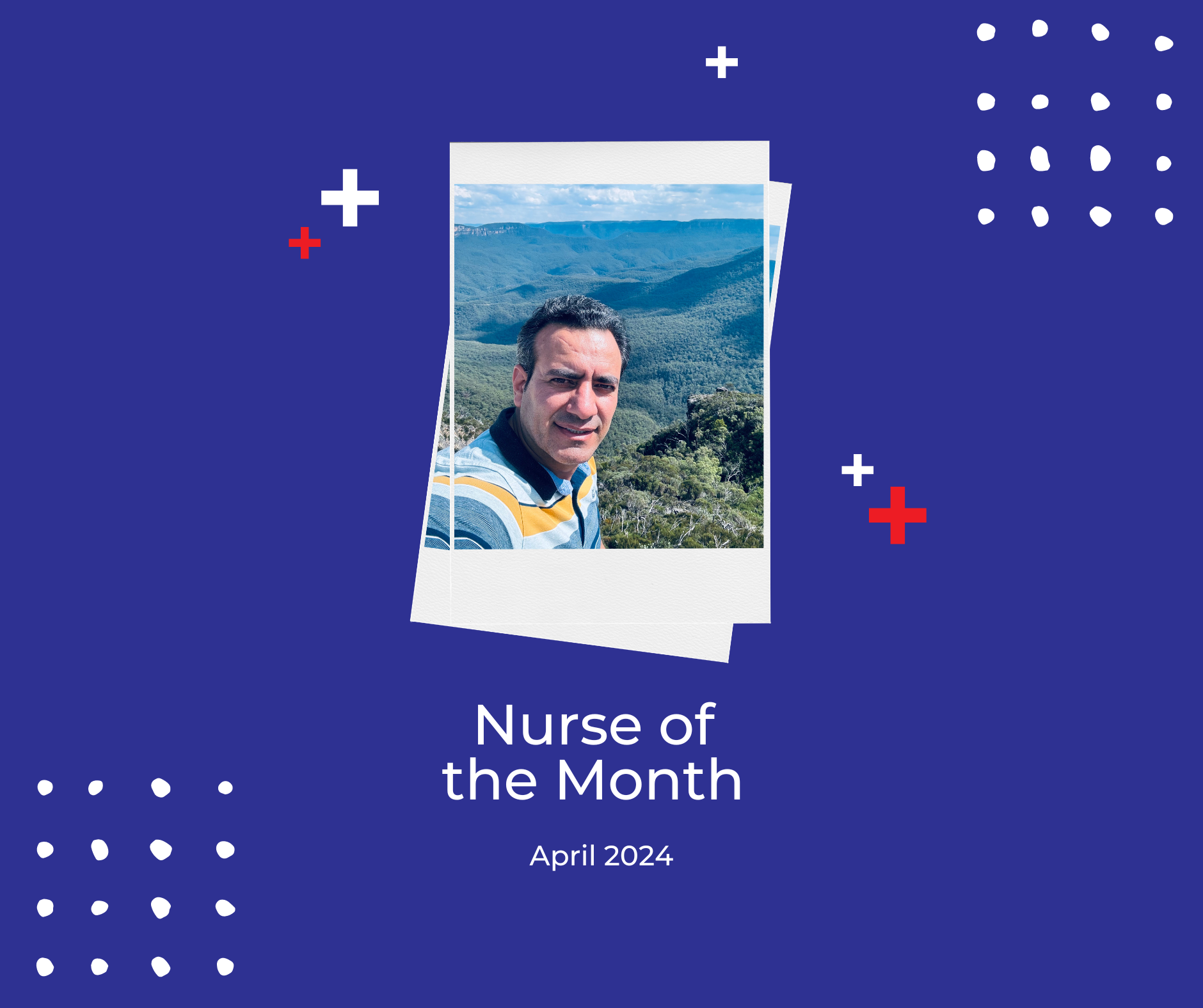 Nurse of the Month April 2024 Reza