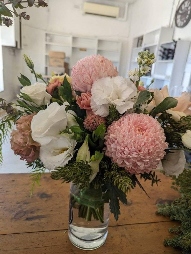 A Close Up of a Bunch of Pink and White Flowers — Hello Poppy Lane Florist In Wodonga, VIC