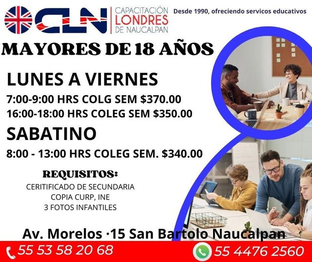 CAPACITACIÓN LONDRES DE NAUCALPAN CLN