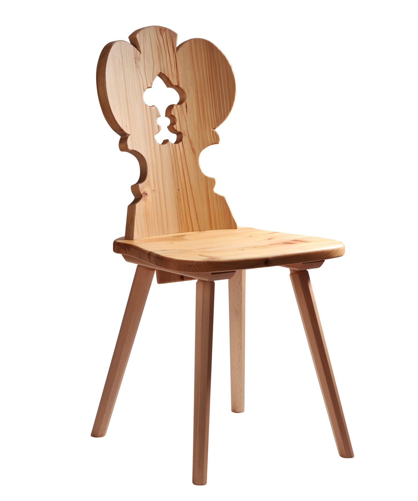 sedia con foro centrale sullo scheinale