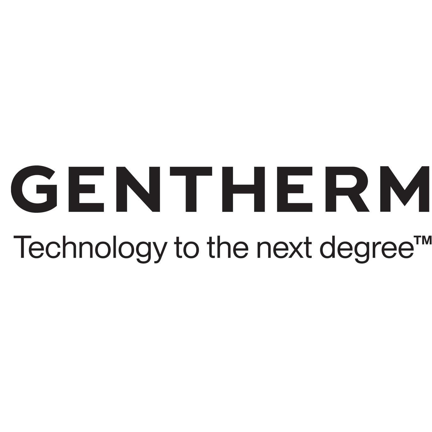 The logo for gentherm technology to the next degree.
