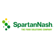 The spartannash logo is a food solutions company.