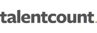 A logo for a company called talentcount.