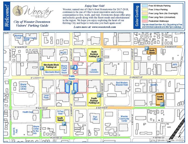 City Of Hope Parking Map Downtown Wooster Faq