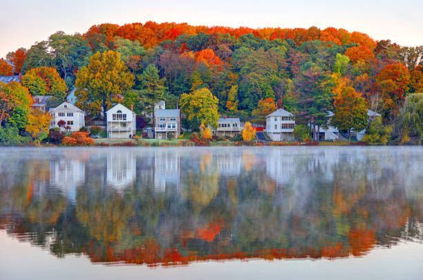 Lake Surrounded by Trees and Houses — Dalton, MA — Mockingbird Real Estate LLC
