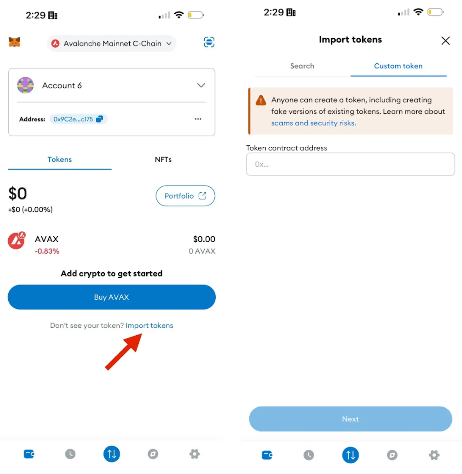 Adding Go3 Tokens to MetaMask for Orange Web3 Games