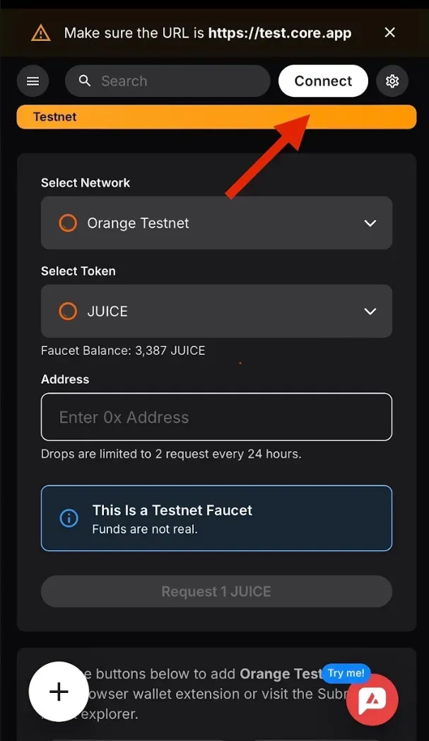 Requesting Juice Tokens for Gas Fees for Orange Web3 Games