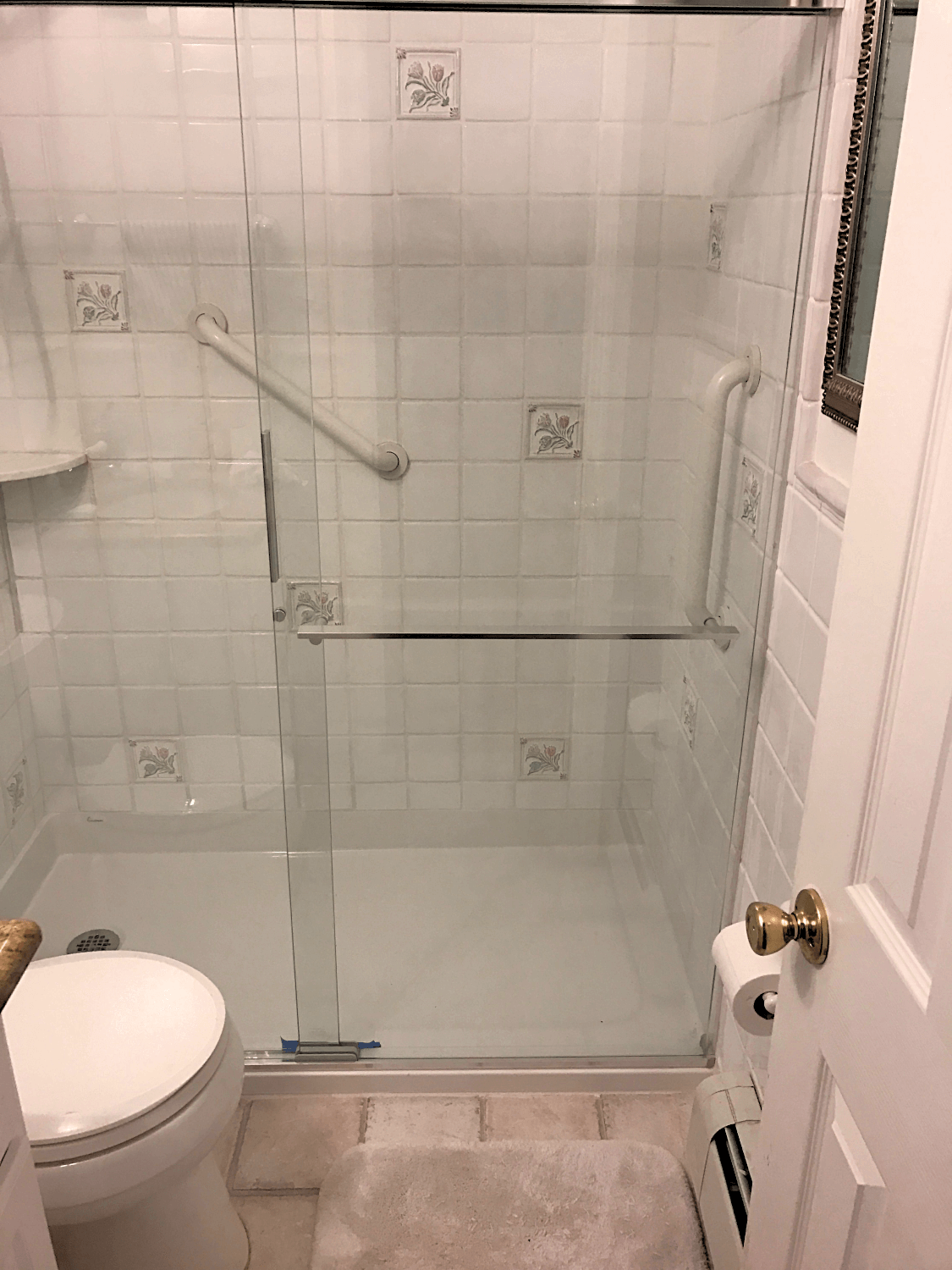 Long Island tub to shower conversion